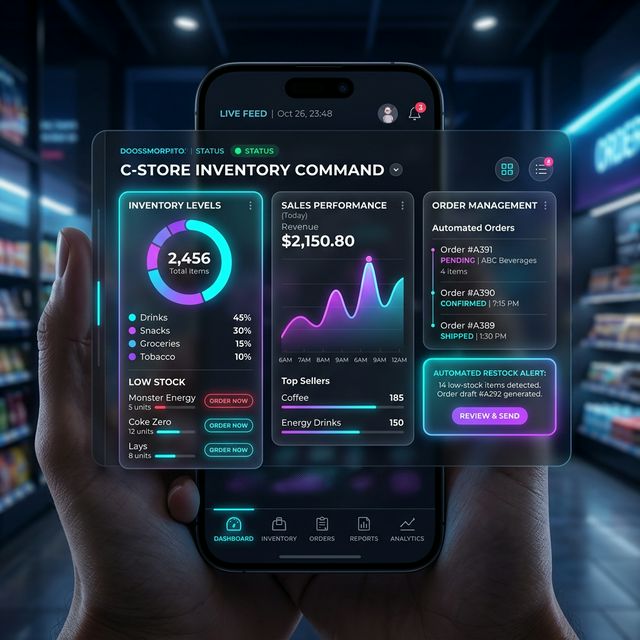 EPOM Dashboard Mockup